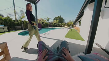 Preview 1 of Yung Gay Dildo - VR Conk: Redhead Kim Sucks A Huge Cock Deeply In The Cosplay Parody Kim Possible pt.1