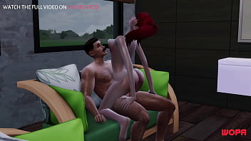 Preview 4 of Hard Sqiring - [TRAILER] BOSS HAVING SEX WITH THE EMPLOYEE&#039_S DAUGHTER IN HIS HOUSE