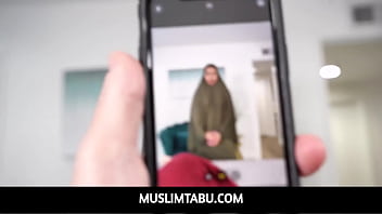Preview 2 of Dildo Blonde Solo - MuslimTabu-Hijab Stepmom Lilly Hall Learns How To Pleasure
