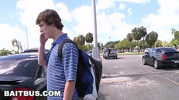 Preview 1 of Fazendo Sexo Com Cachorro - BUS - We Trick This Straight Guy Into Having Gay Sex With Our Little Latin Buddy