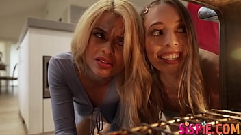 Preview 1 of Hot Sex Xoxoxo Luvc - My Stepsis And Her Friend Are Stuck Destiny Cruz,  Lily Larimar