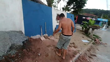 Preview 4 of African Bfuck - Constru&ccedil_&atilde_o da piscina por Pornostars parte dois . Pitbull Porn  - Fada Mel - El Toro De Oro