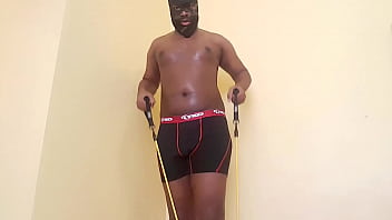 Preview 3 of Makyete - Working out naked. communitydick4u