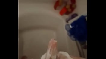 Preview 2 of 10 11 Dharan - Stroking on the shower,  gf in other room