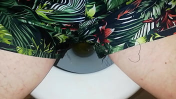 Preview 3 of Dog Sexes Womens - GASTE85,  Peeing in toilette