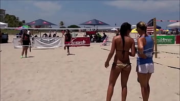 Preview 1 of 18 Years Boy 22 Years Girl - Beach tennis