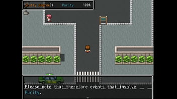 Preview 1 of Busty Filippo - Hentai game. Cute college girl likes to undress in public and fuck homeless people.