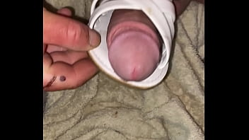 Preview 2 of In Boobs Massage - playing with some sexy sandals