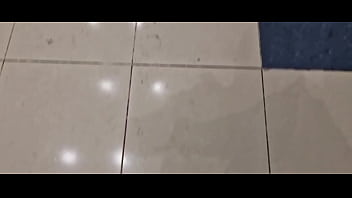 Preview 1 of Infort Of Husband - In a public bathroom,  we sucked big cocks after college