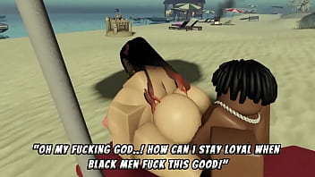Preview 3 of Sexy Vodka - Getting FUCKED by a HUGE dick on ROBLOX again!