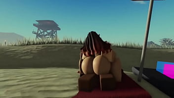 Preview 4 of Sexy Vodka - Getting FUCKED by a HUGE dick on ROBLOX again!