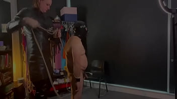 Preview 2 of Asian Amateur Teen Pussy - The Goddess Obsidian dominates a little fat bloke.