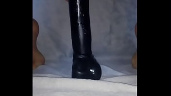 Preview 4 of Asian Bueaty - A huge (32/7cm) dildo fits completely into my greedy pussy