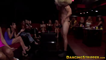 Preview 2 of Desi Kid Fuck Her Sis - Bachelorette CFNM party with horny girls fucking strippers