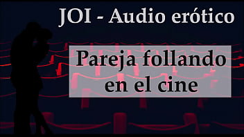 Preview 1 of Abrella Farera - Escondidos En El Cine. JOI En Espa&ntilde_ol.