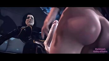 Preview 1 of Jovencitas Avusadas - Liara,  miranda,  and zoey futa threesome (mass effect)