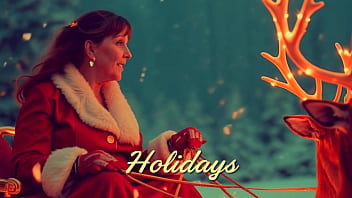 Preview 1 of Cunt Dildo Hot - Granny Carmen Claus: The Classic Cocksucking Christmas Concubine