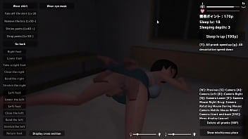 Preview 2 of Boys Huge Massageshot - Provocando a una chica acostada en 3D 2