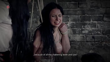 Preview 3 of Arloji - A Maid&acute_s Ordeal &ndash_ Judith hangs naked and completely helplessly tied to the ceiling and is scrubbed with a wet brush before being tickled mercilessly by three people (TRAILER)