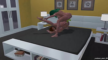 Preview 2 of Next To Sleep Husband - Redhead vs Strapon