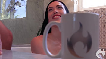 Preview 4 of Rap On Rod - Morning Sex: Diana Grace wakes up and fucks Laz Fyre
