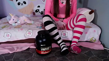 Preview 2 of 10 Age Garll - Femboy Plushy Pee block femdom (teaser)