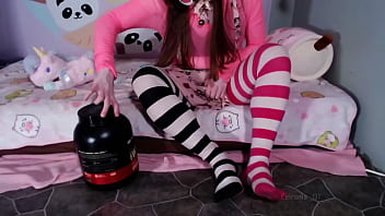 Preview 4 of 10 Age Garll - Femboy Plushy Pee block femdom (teaser)