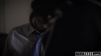 Preview 2 of Mima Gasi - PURE TABOO Evelyn Claire Tempts Shady Reporter By Begging For His Cock