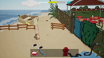 Preview 3 of Peksten - Sex Game 2D 3D Fuckerman 06 Beach