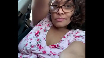 Preview 3 of Dirty Leasbain - Anna Maria mature Dominican fun in the car