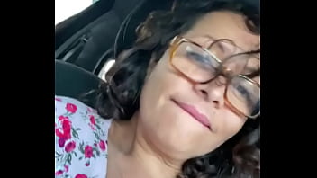 Preview 4 of Dirty Leasbain - Anna Maria mature Dominican fun in the car