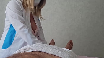 Preview 1 of Taboo Very - The beautiful masseuse was shocked to see the client&#039_s huge horny cock