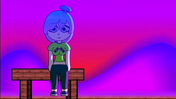 Preview 4 of Anti Sxei Video - Una animaci&oacute_n corta &uacute_ltima Parte (Mesa) chica de hongo en la cabeza tir&aacute_ndose p2
