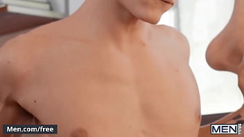 Preview 4 of Morsal Porn - Dildo Testing Makes (Roman Todd) Want The Real Thing So He Starts Sucking (Aiden Ward&#039_s) Big Cock - Men