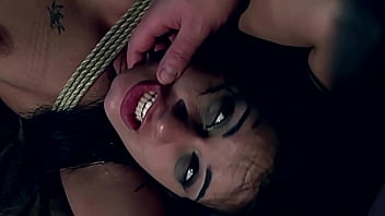 Preview 2 of Hotandmean Lesbian - Dirty cop sex slaves series. Tamed wild cat. Part 3.She gets his balls,  and she sucks it obediently,  then he pushes his hard dick into her hungry throat.