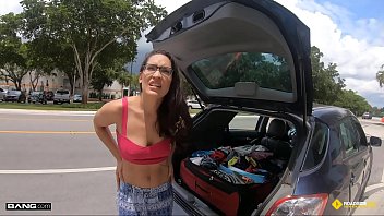 Preview 1 of Dating Website Tube Small - Roadside - Spiritual Teen Fucks To Get Her Car Fixed
