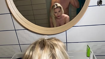 Preview 3 of Hut Old Women Boy - bathroom POV Lili Bella