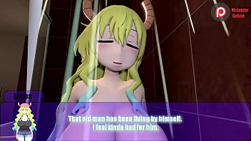 Preview 4 of Freaky Ebony Threesome - Lucoa Learns nothing is free (full version at  https://www.patreon.com/mcjuniorgohan )
