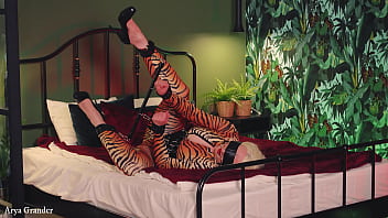 Preview 3 of Kenyan Live Sexwebcam - Big ass moaning MILF in bondage tries to get out,  but...