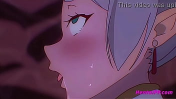 Preview 4 of Cewek Smk - Frieren Stuck in Chest Fucked in The Pussy Doggystyle Extended Loop Realistic Smooth