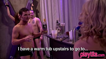 Preview 3 of Asia Vs Fat Cock - Reality show contestant chick foursome sex
