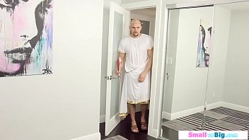 Preview 1 of Hot Muve2x - Petite latina rides stepdads friends bigcock