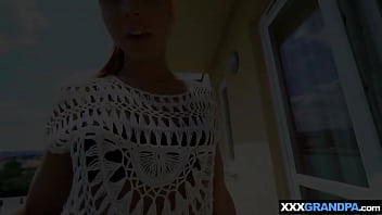 Preview 3 of Mfl Organs - Filthy cock lover teen Ornella pleasing naughty grandpa