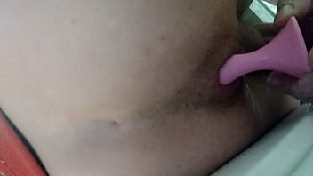 Preview 3 of Shemale Strokers Jezebel - Butt plug removal