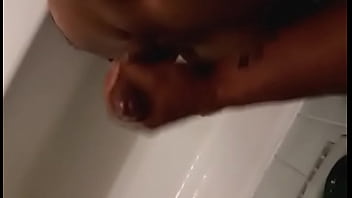 Preview 3 of Erik Everhard And Shyla Stylez - Bathtub Wanking my hot Dick