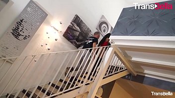 Preview 1 of Semi Full Japan Mesagge Sex - TRANS BELLA - #Raphaella Vermont - Rough Hot Threesome Fun With A Super Hot Tranny