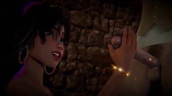 Preview 4 of Korean Phone Talk - Disney Porn - Sex adventures of Esmeralda - 3D Porn