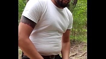 Preview 2 of Girl Cock Surgery - Big cock getting hard in nature