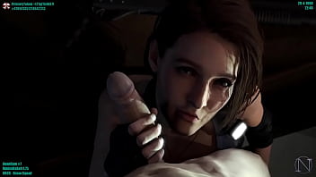 Preview 2 of Www Chicaa Sangra Cojiendocom - Jill Valentine S.T.A.R.S. Interrogation (Resident Evil parody by Niisath)