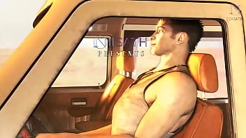 Preview 1 of Arab Aynty - Devil May Cry Nico is having her ass drilled in crew van (DMC parody by Niisath)